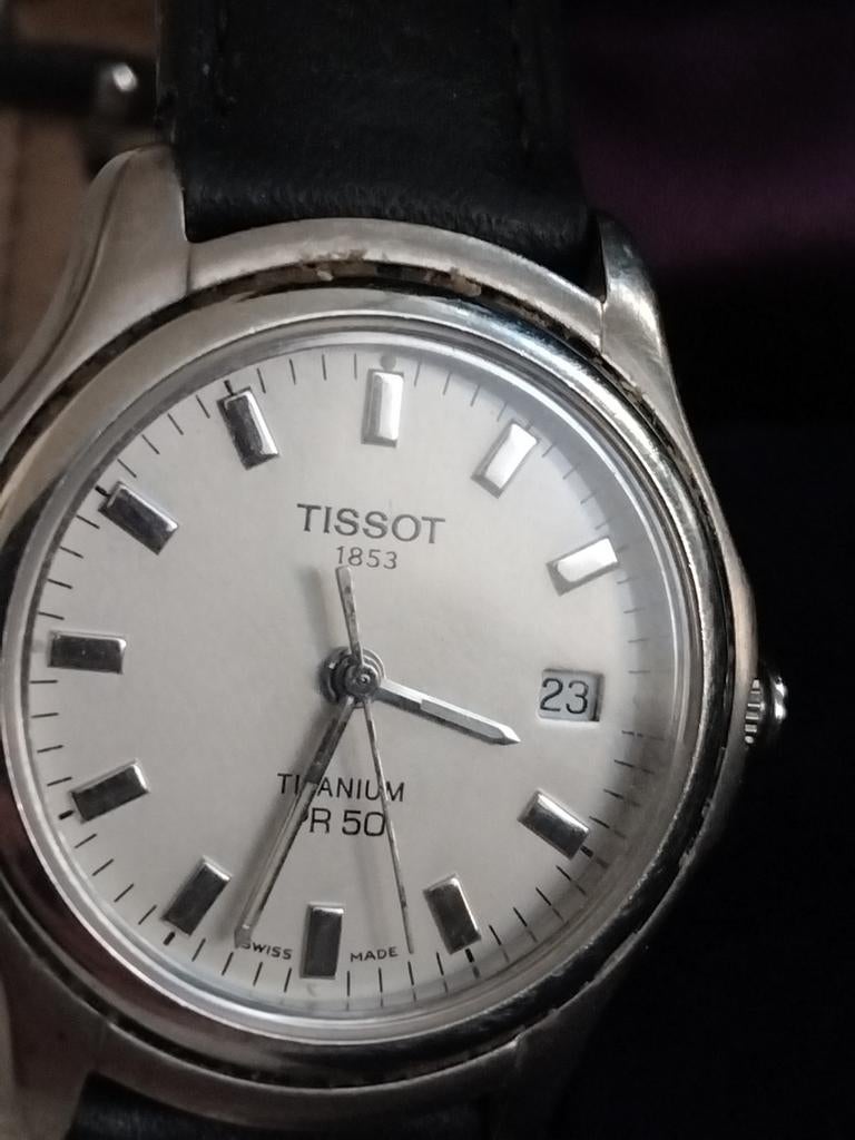 Tissot titanium PR 50 Qaurts, Ophalen of Verzenden