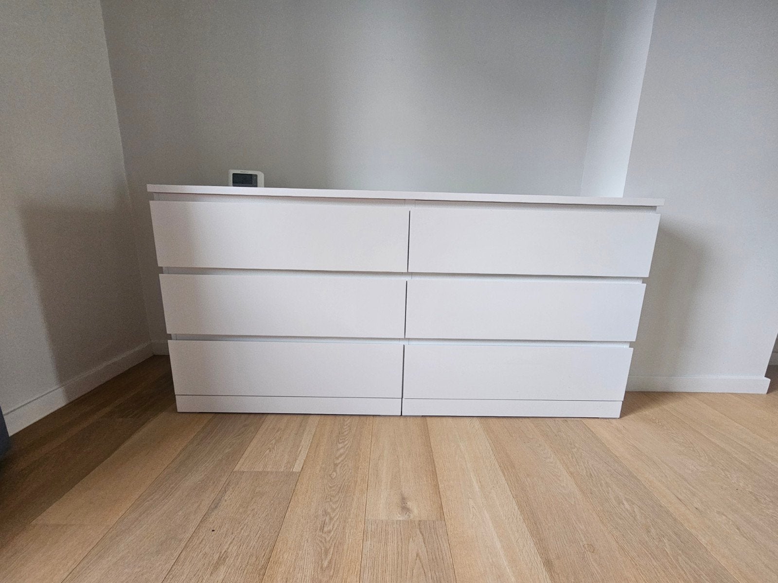 ZGAN tijdloze witte 6 ladenkast IKEA, 5 laden of meer, Ophalen, Zo goed als nieuw, Tijdloos. modern