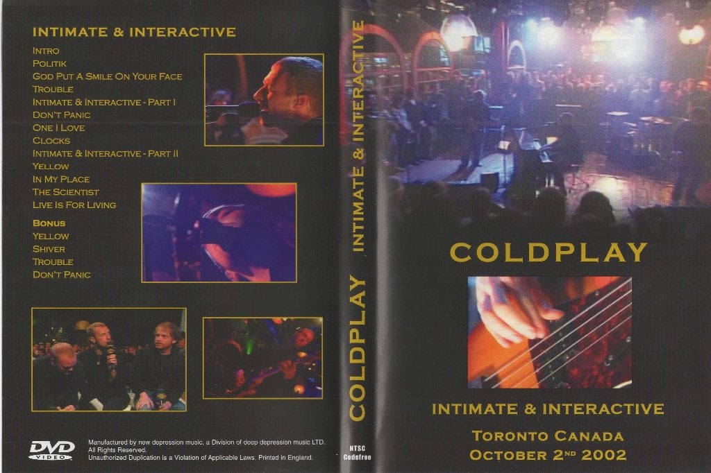 DVD - COLDPLAY - INTIMATE & INTERACTIVE, Verzenden, Nieuw in verpakking, Concert
