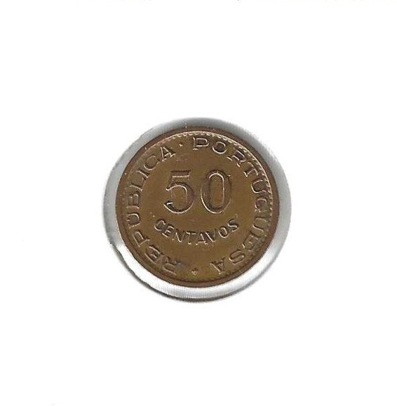 Timor, 50 Centavos 1970., Enlèvement ou Envoi, Asie du Sud Est, Monnaie en vrac