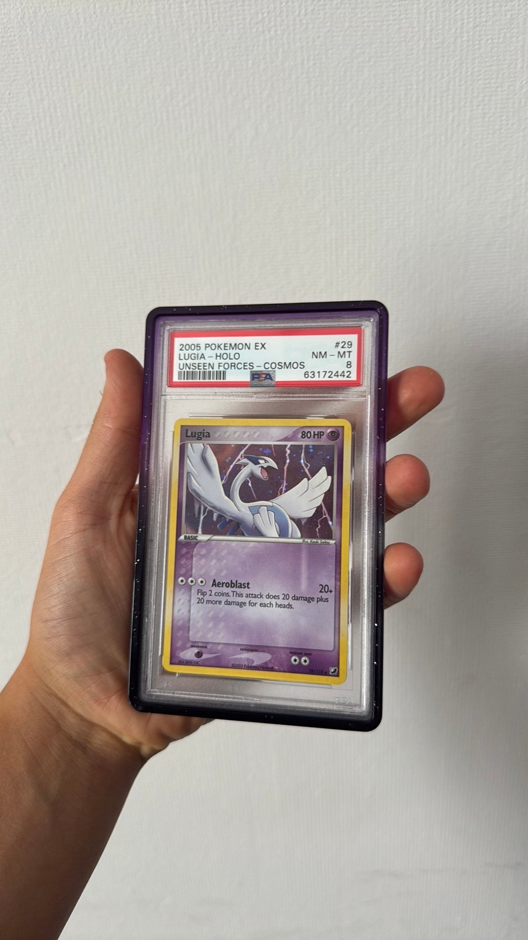 Lugia unseen forces cosmos, Ophalen, Zo goed als nieuw, Losse kaart, Foil