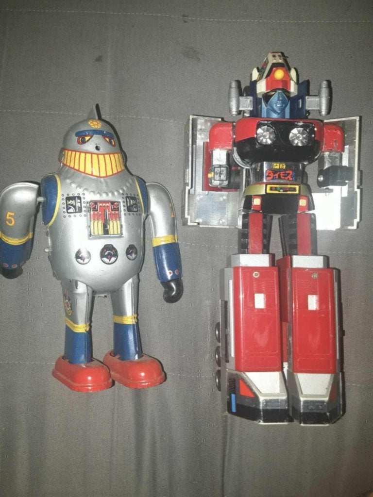 Shogun warriors Tetsujin 25 tin robot en Daismos Dx die-cast, Enlèvement ou Envoi, Utilisé