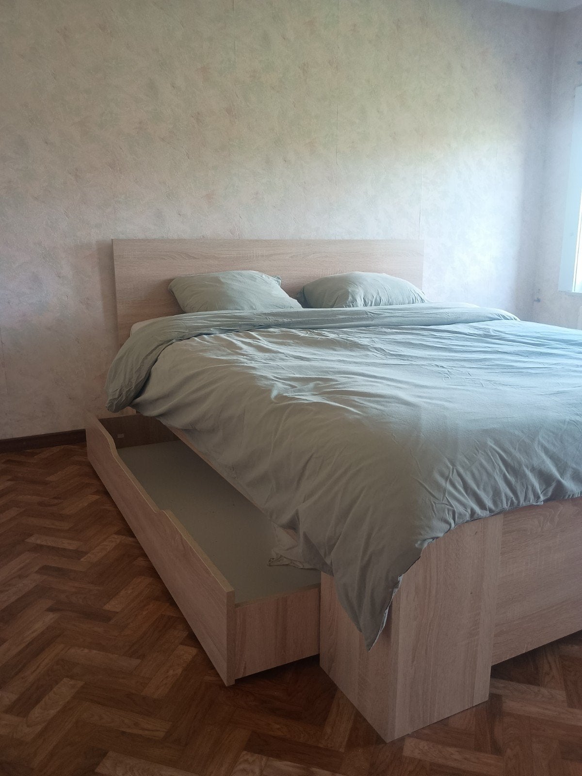 tweepersoons bed 160cm breed, Ophalen of Verzenden, Tweepersoons