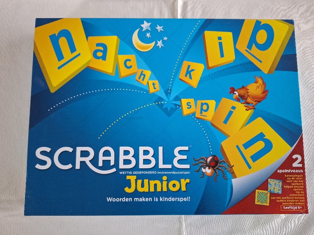 Scrabble junior (nieuw), Een of twee spelers, Ophalen, Nieuw