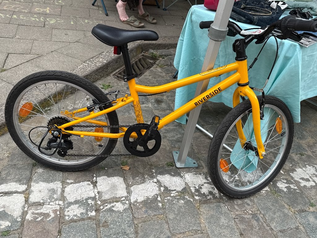 BTWIN Kinderfiets hybride 100 20 inch 6-9 jaar, Vitesses, Frein sur jante, Comme neuf, Btwin Decathlon