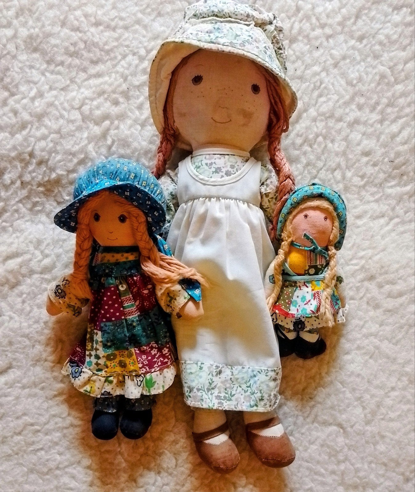 Holly Hobbie lappenpoppetjes 1979, Verzamelen, Ophalen of Verzenden, Gebruikt, Popje