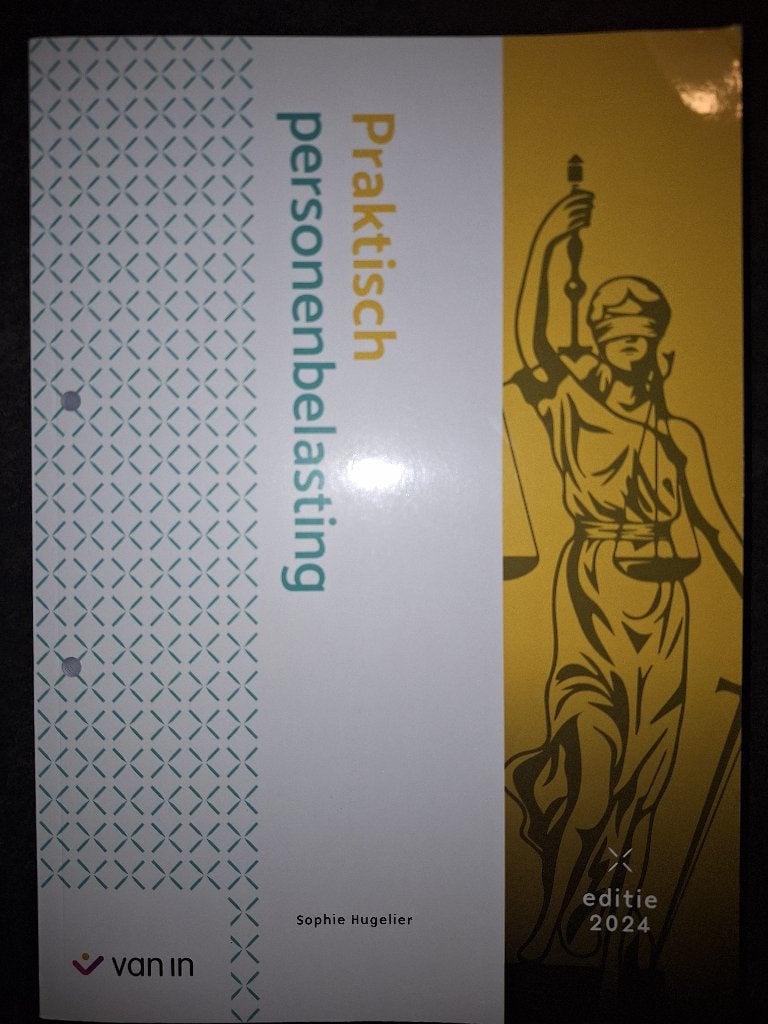 Praktisch personenbelasting, Boeken, Ophalen, Nieuw, Hogeschool, Van In