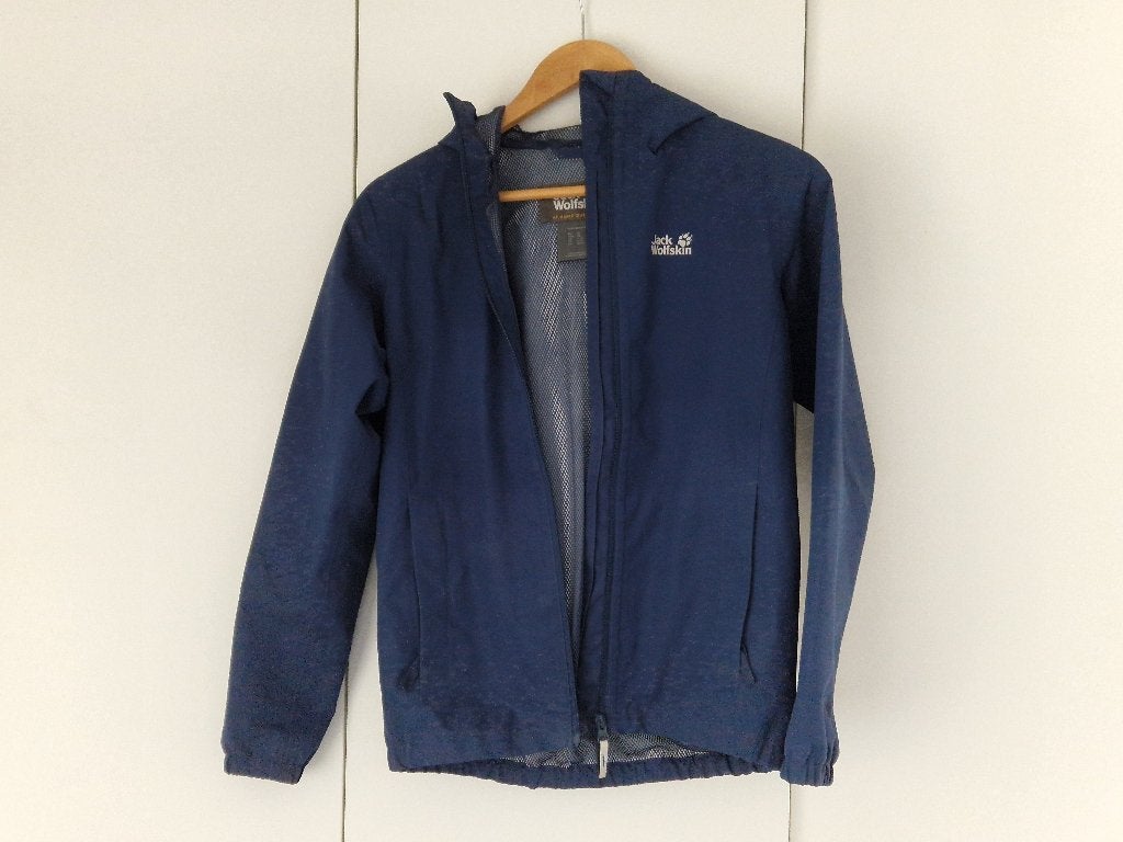 Regenjas Jack Wolfskin maat 152, Kinderen en Baby's, Jack Wolfskin, Ophalen of Verzenden, Zo goed als nieuw, Jongen