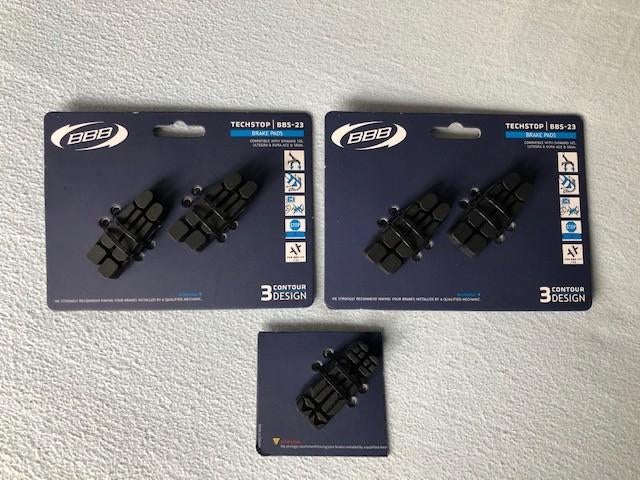 BBB BBS-23 TechStop Velgremblokken, Fietsen en Brommers, Fietsonderdelen, Shimano en SRAM, Remmen, Racefiets, Nieuw