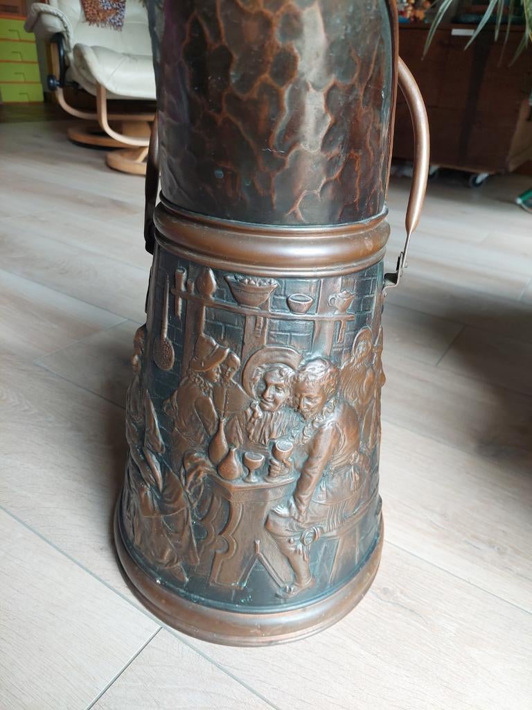 Koperen kolenkit, Antiek en Kunst, Ophalen