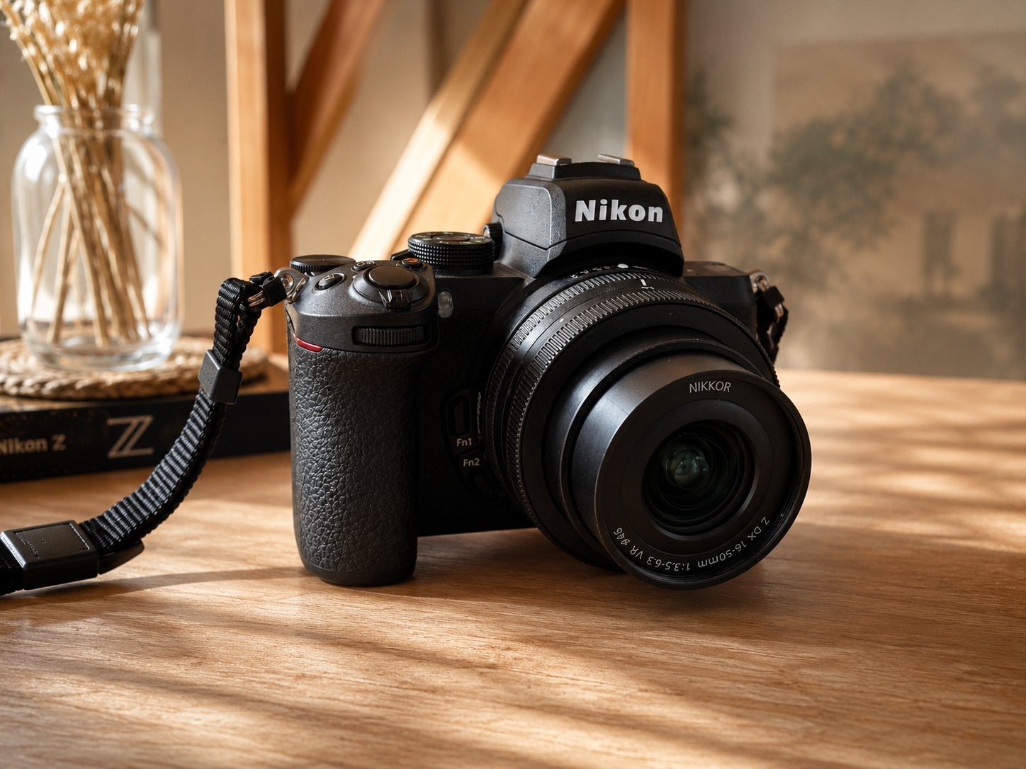 Nikon Z50 DX 16–50 Kit, Carte mémoire, Stabilisation d'image, Comme neuf, Enlèvement