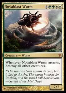 Novablast Wurm - WWK - MTG - +/-  NM, Hobby en Vrije tijd, Verzamelkaartspellen | Magic the Gathering, Ophalen of Verzenden