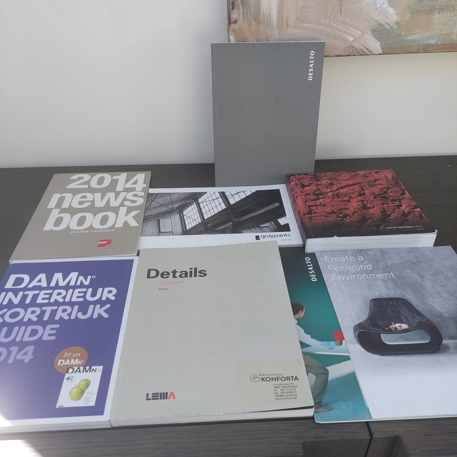 Interieur design folders atelier vierkante, Lema, Desalto .., Enlèvement