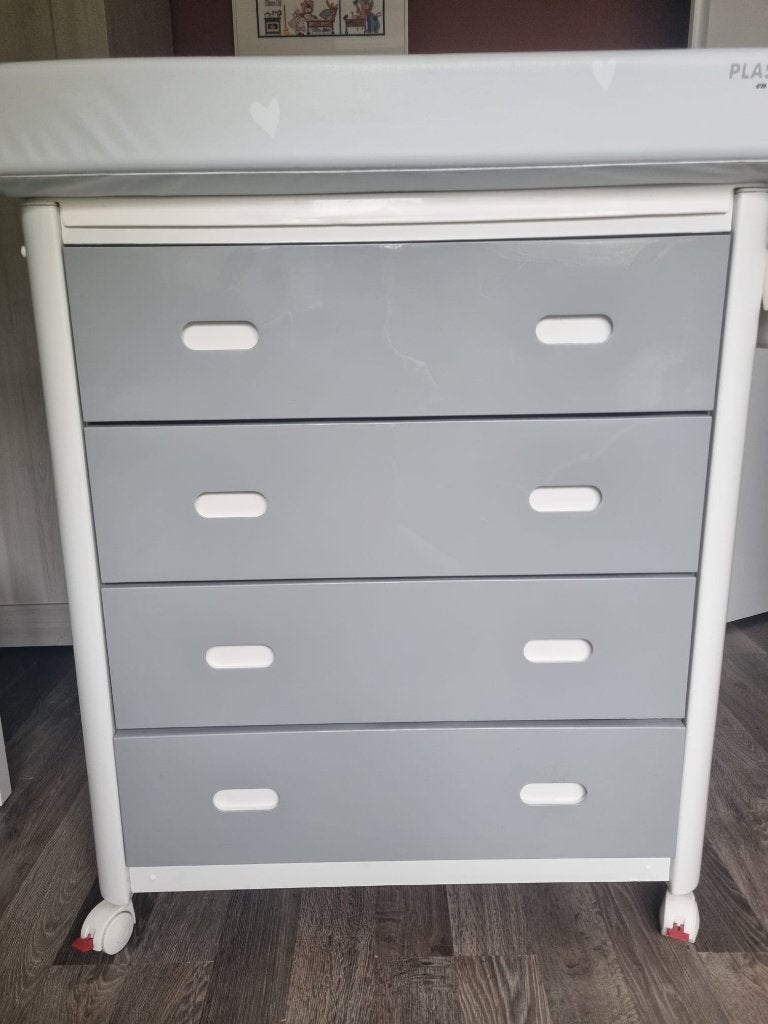 Verrijdbare Commode met bad, Ophalen, Gebruikt, 50 tot 70 cm, 75 tot 100 cm