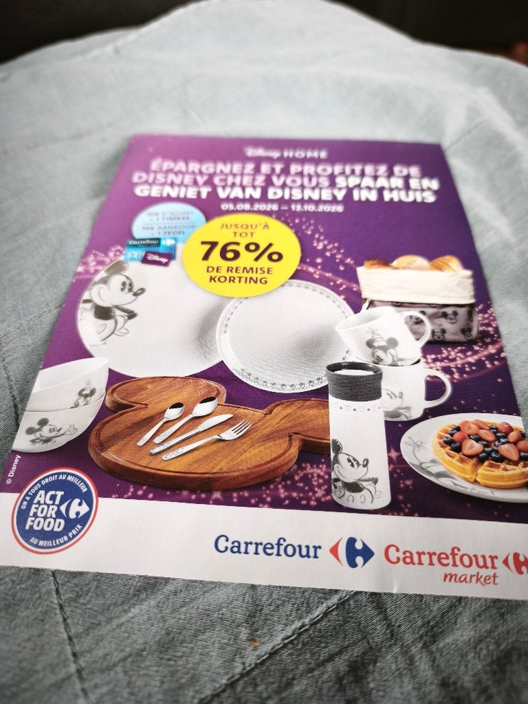 spaarzegels disney carrefour, Verzamelen, Overige supermarkten, Ophalen of Verzenden