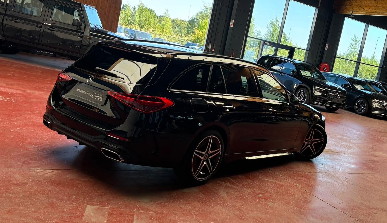 Mercedes-Benz C-Klasse 180 Break AMG Line | Panoramisch Dak, Automaat, Zwart, 4 cilinders, Zwart