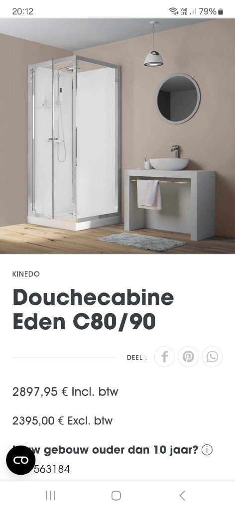 cabine de douche, Enlèvement, Neuf, Avec douche