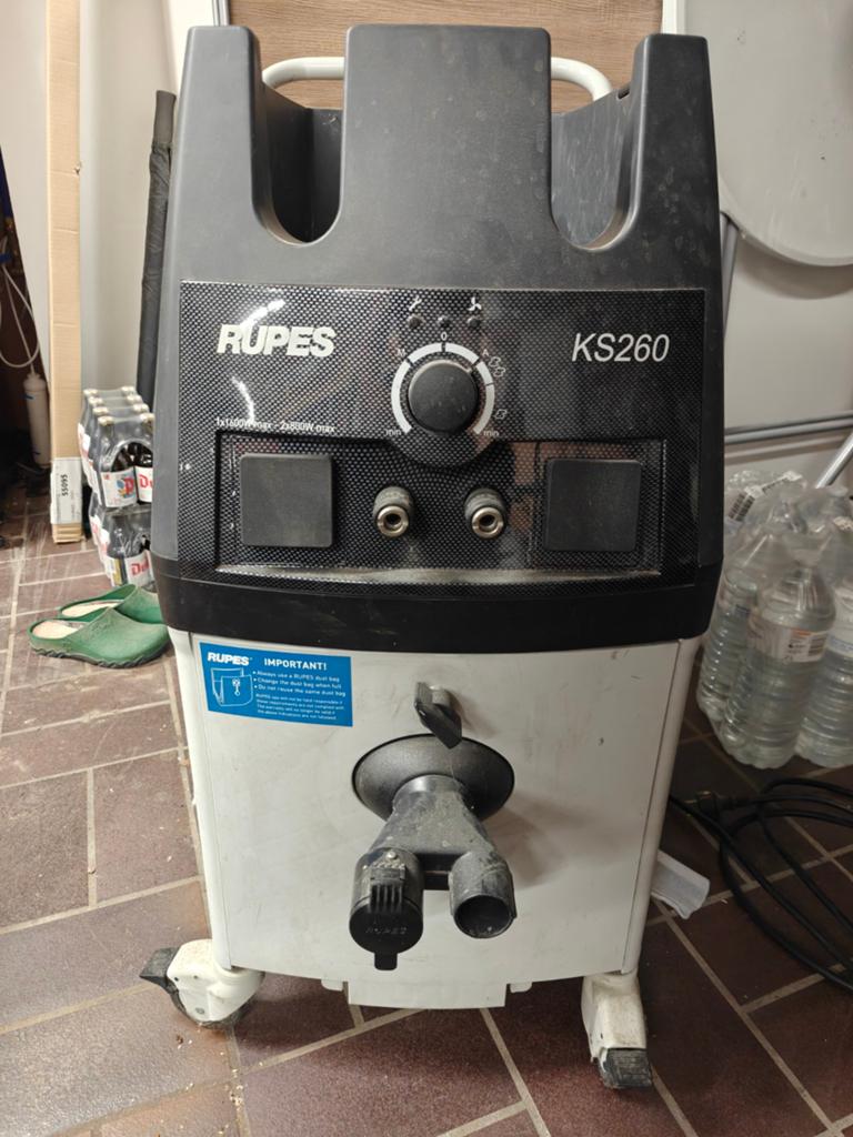 Rupes KS260 Mobiele Stofafzuiger – NIEUWSTAAT, Bricolage & Construction, Matériel de nettoyage, Enlèvement