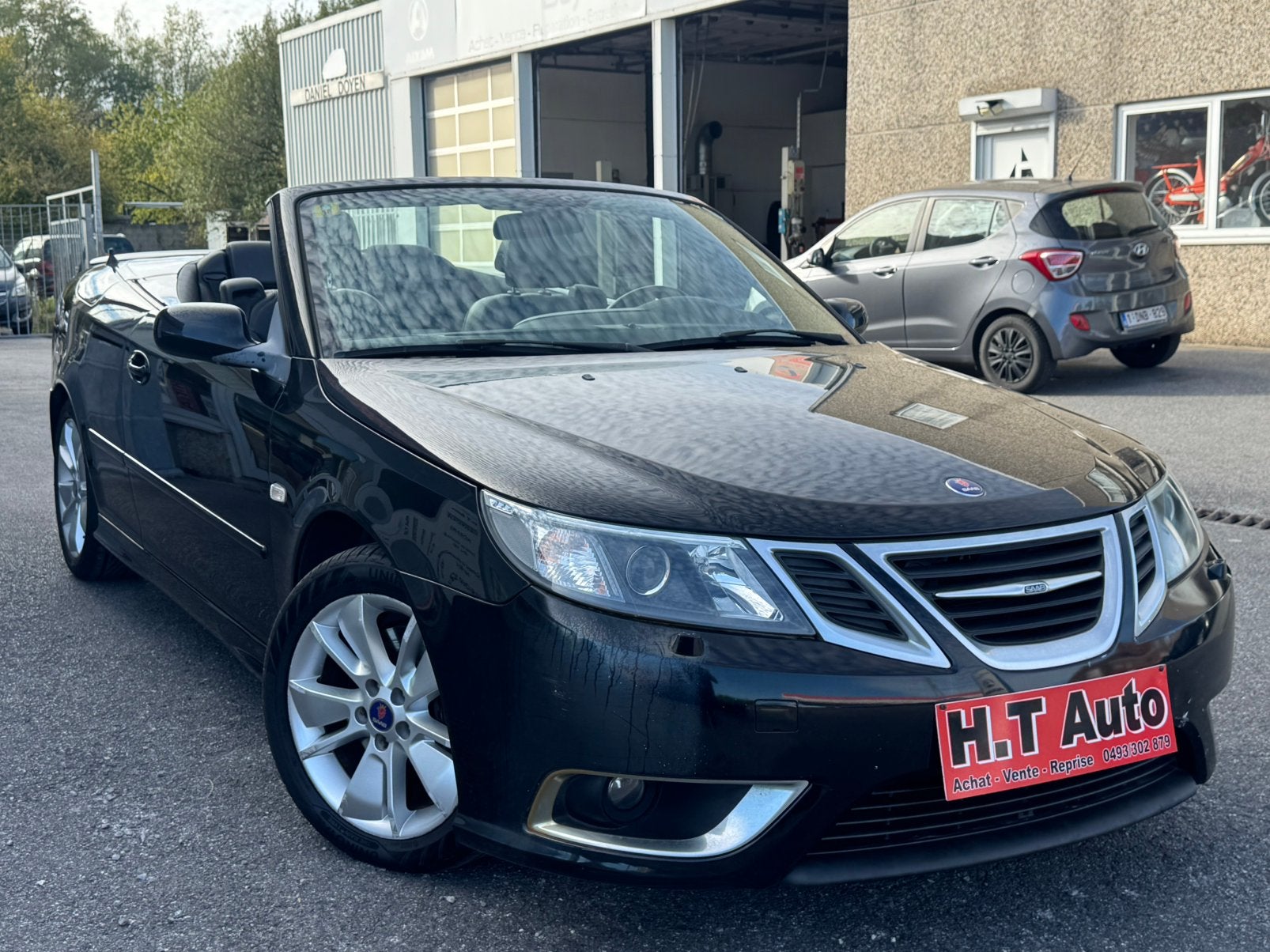Saab 9-3 Cabriolet 1.9 TTiD Aero xenon, Autos, Cuir, Achat, Entreprise, Cabriolet