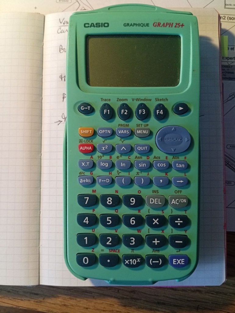 calculatrice CASIO GRAPH 25 +, Ophalen, Grafische rekenmachine, Gebruikt