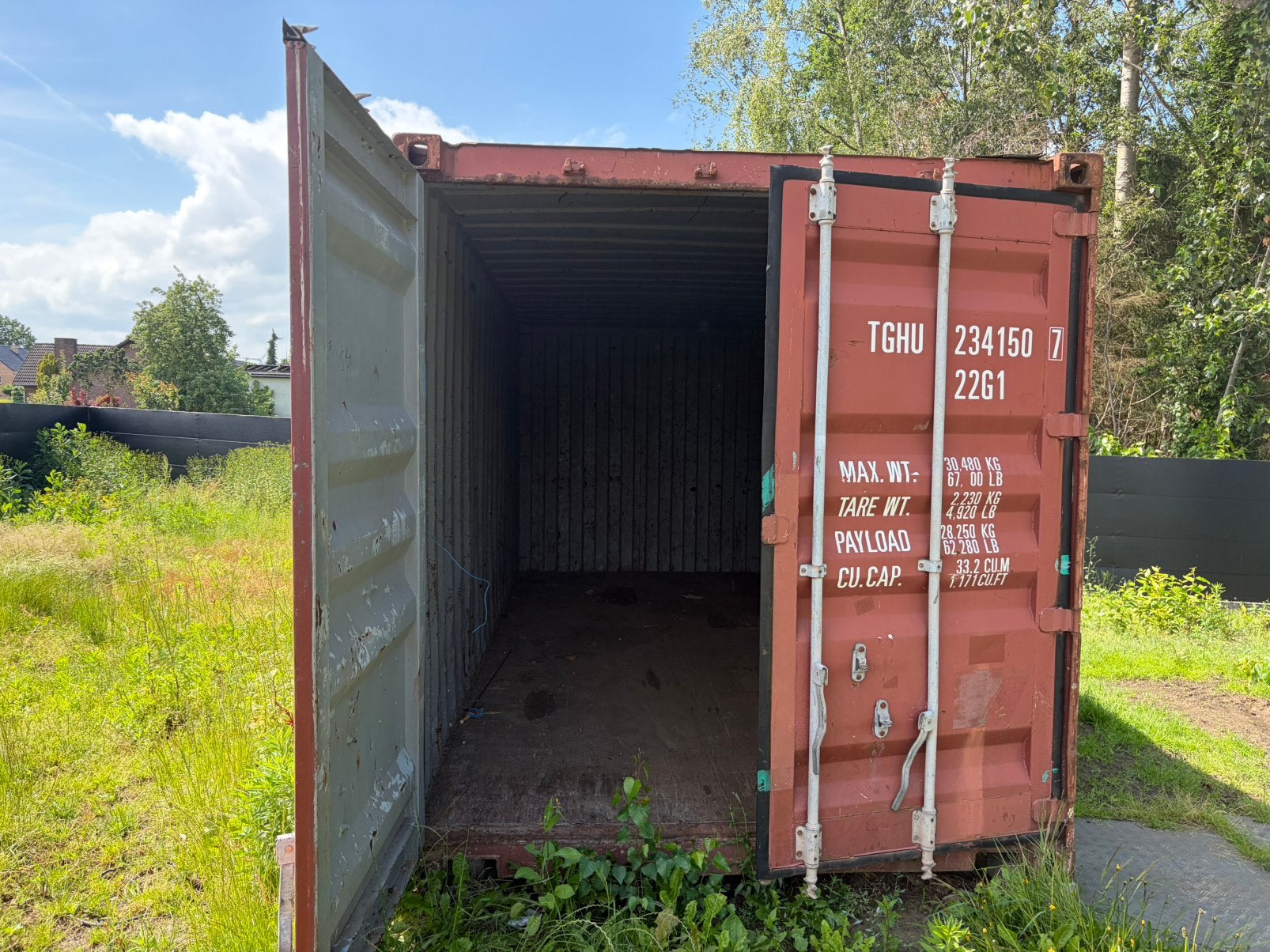 20 voer zeecontainer, Articles professionnels, Machines & Construction | Abris de chantier & Conteneurs, Enlèvement