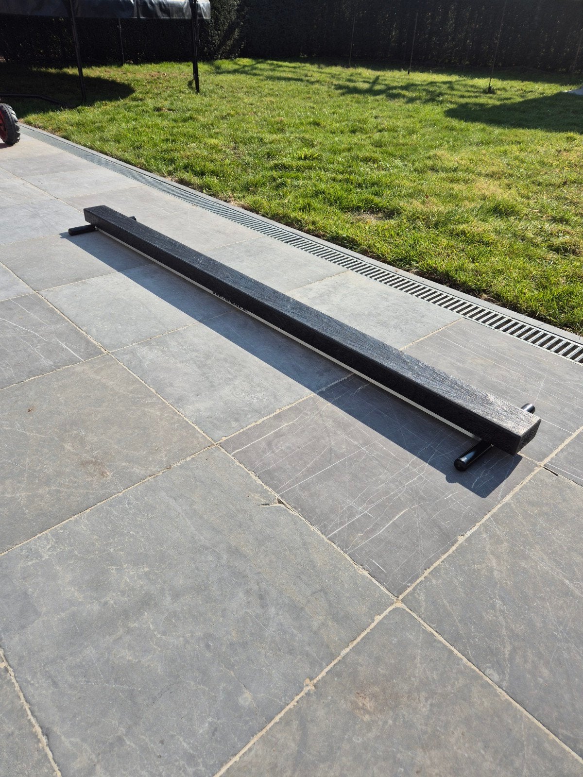 Turnbalk 2m., Ophalen, Zo goed als nieuw, Zwart, Materiaal