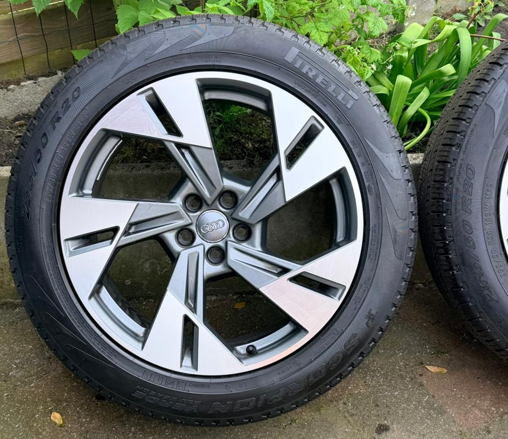 255/50 R20 originele audi velgen met banden, Auto-onderdelen, Banden en Velgen, Ophalen, Gebruikt, 255 mm, Banden en Velgen