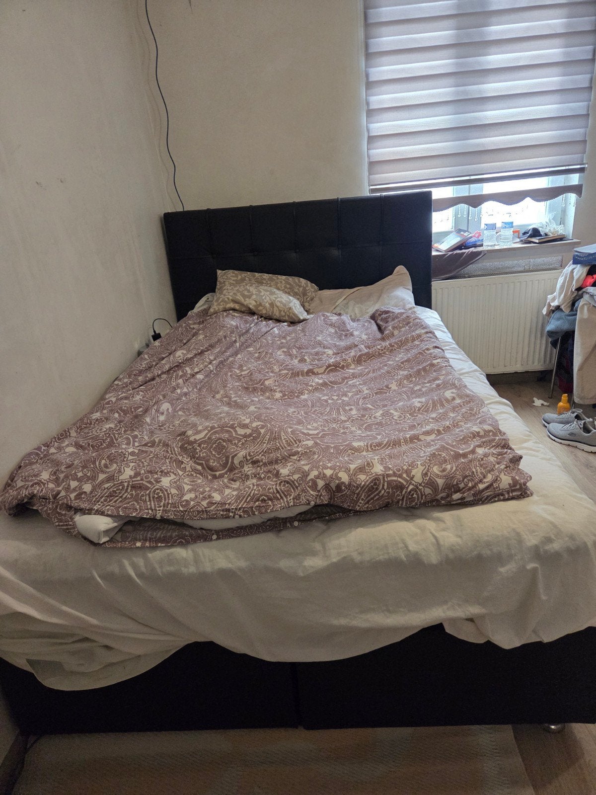 Lit complet Boxspring 140x200 cm, Matelas