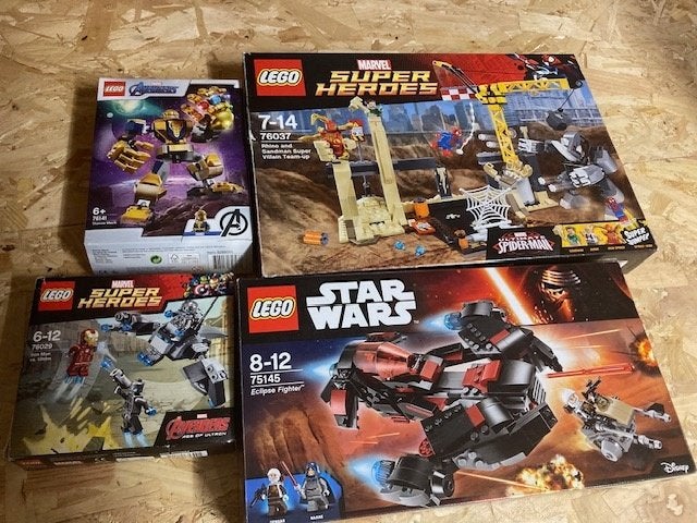 Lego 76029 - 75145 - 76141-10682, Inclusief accessoires, Marvel, Lego, Ophalen of Verzenden