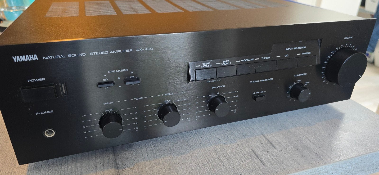 Yamaha Natural Sound AX-400, Enlèvement, Yamaha
