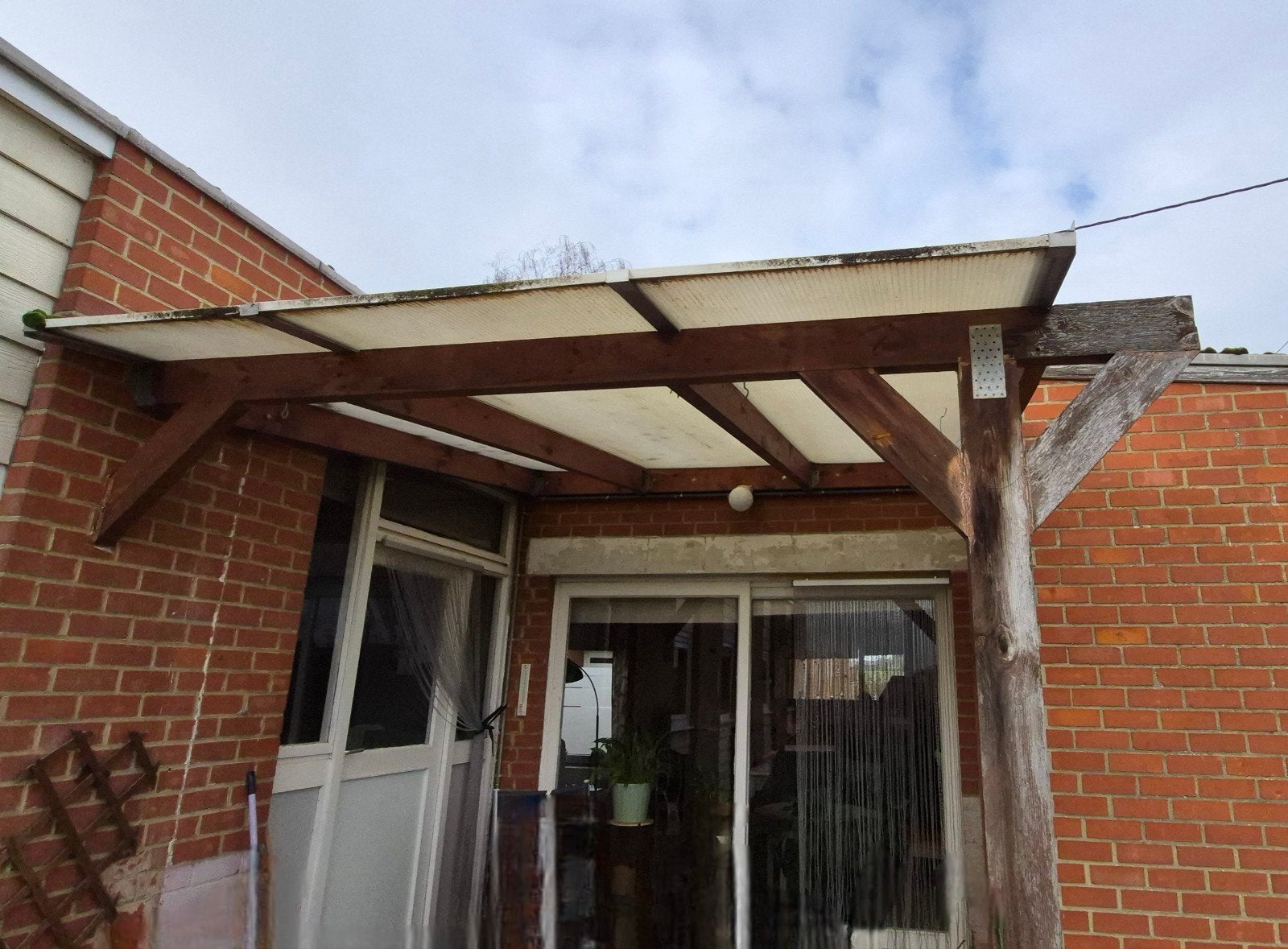 7 longueurs bois pergola, Ophalen