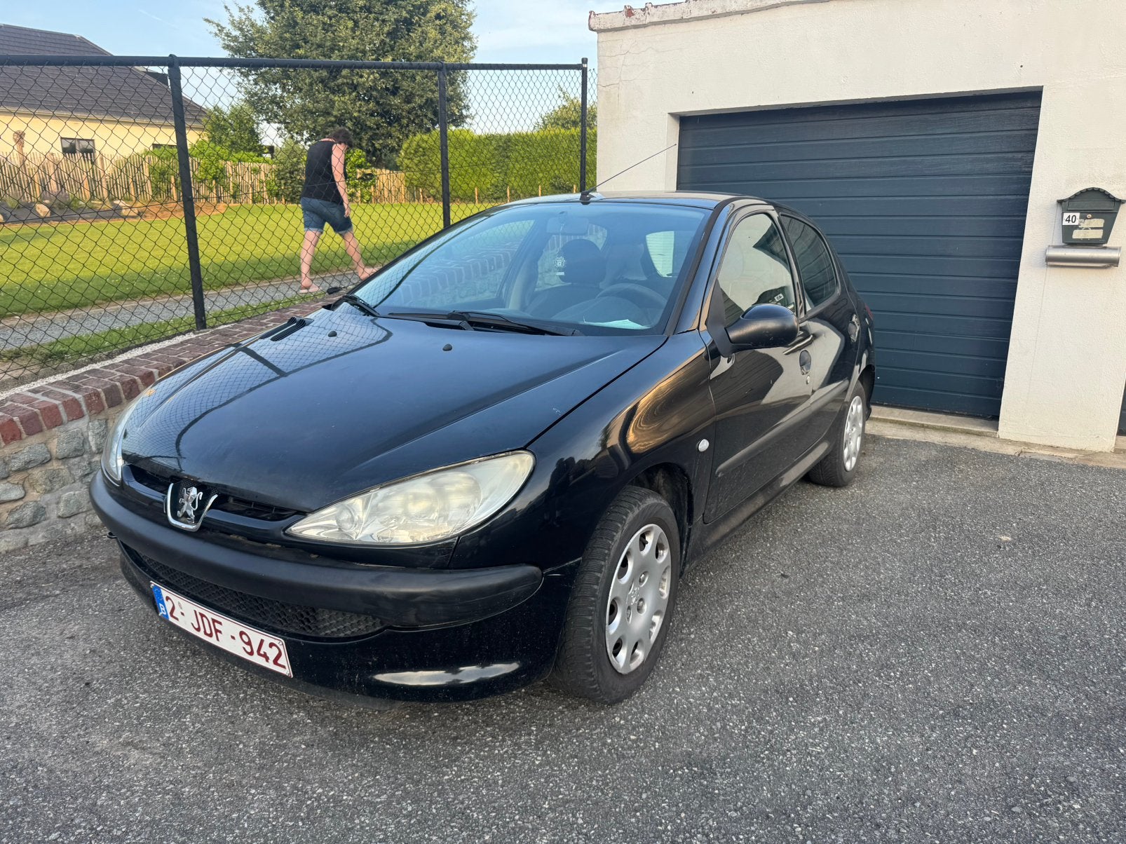 Peugeot 206 1.4 Benzine, Auto's, Zwart, Handgeschakeld, Particulier, Euro 4