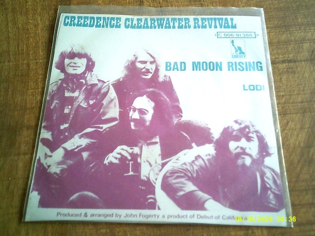 Creedence Clearwater Revival – Bad Moon Rising / Lodi, Cd's en Dvd's, Gebruikt, 7 inch, Ophalen of Verzenden, Classic Rock