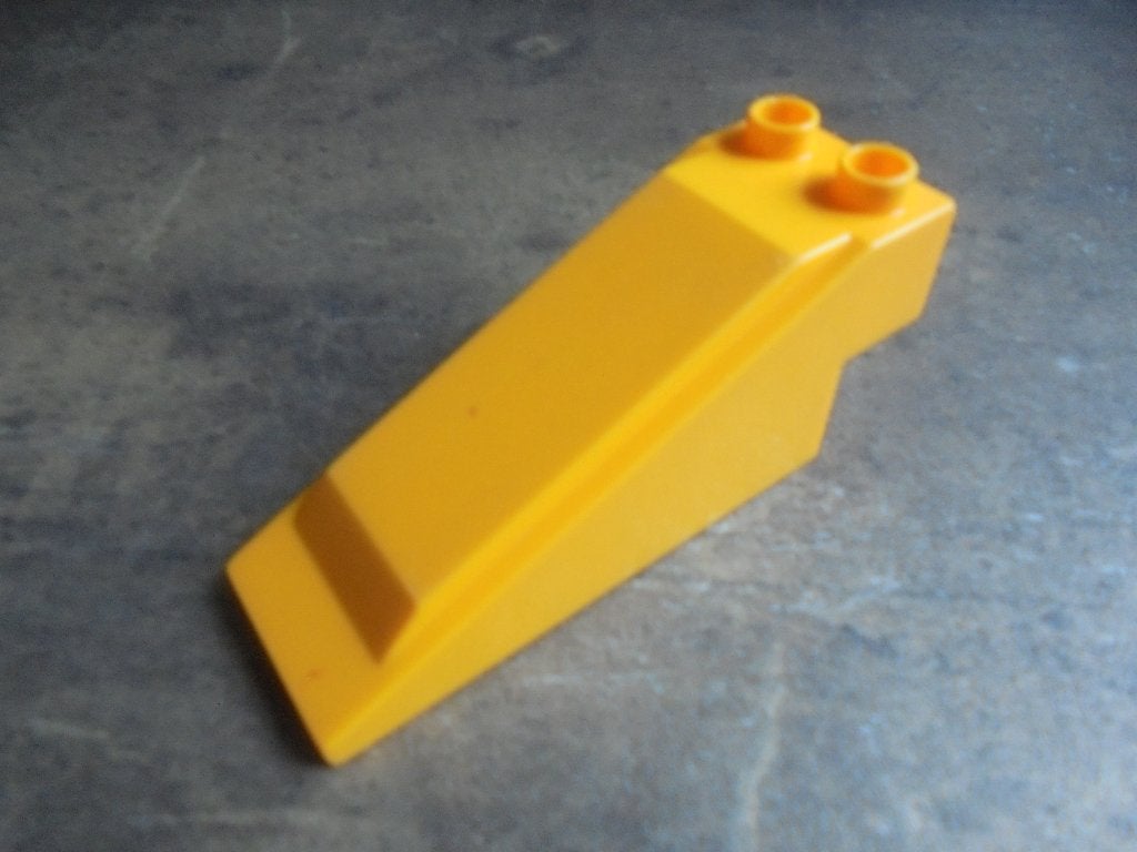 Lego Duplo Road Section Slope with 2 Studs (zie foto's), Enlèvement ou Envoi, Utilisé, Briques en vrac, Duplo
