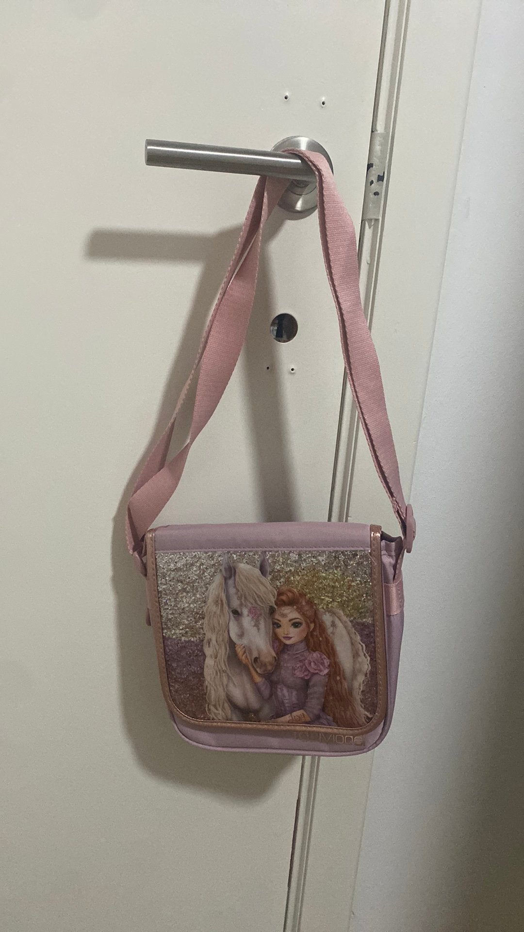Topmodel tas, Handtassen en Accessoires, Tassen | Schoudertassen, Ophalen of Verzenden, Zo goed als nieuw, Roze, Overige merken