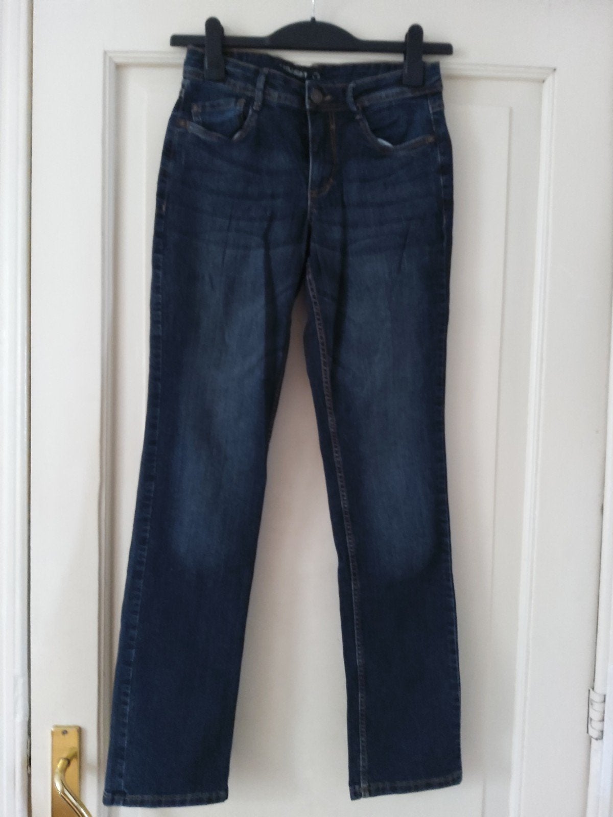 c&a straight jeansbroek maat 34, Kleding | Dames, C&A, Ophalen of Verzenden, Zo goed als nieuw, Blauw