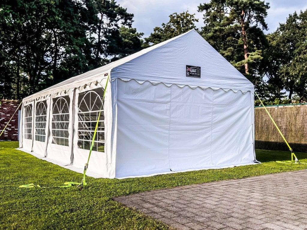 2 partytent te Koop, Tente de réception, 4 à 6 mètres, Enlèvement, Utilisé