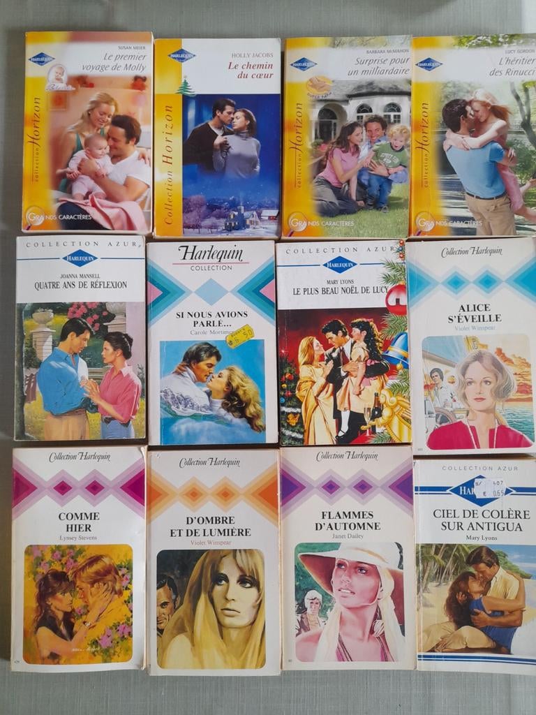 Lot de 24 livres Harlequin Azur Horizon, Livres, Romans, Enlèvement ou Envoi