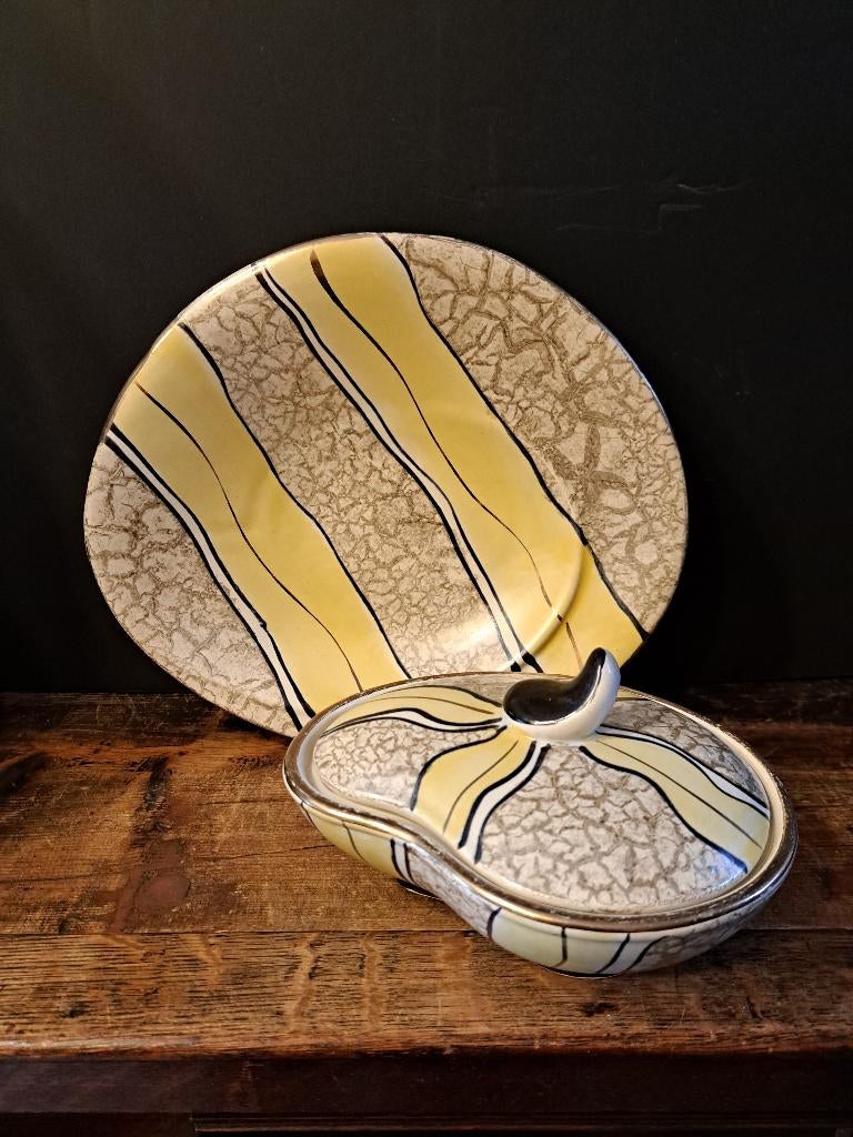Keramiek Vintage wandsculptuur Kruisbeelden sierborden, Antiek en Kunst, Ophalen