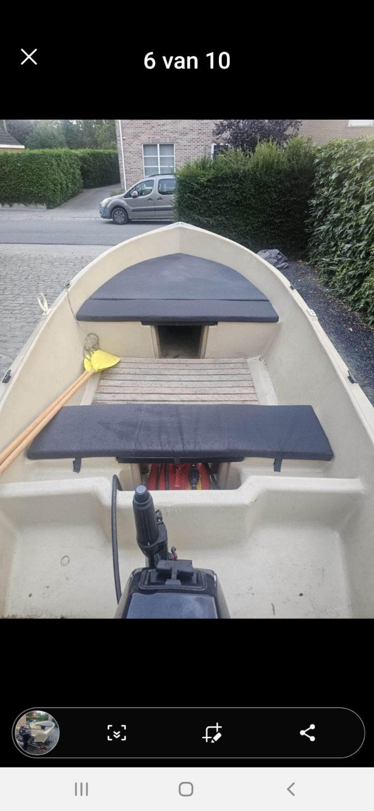 Sloepje +trailer, Watersport en Boten, Ophalen, Trailer