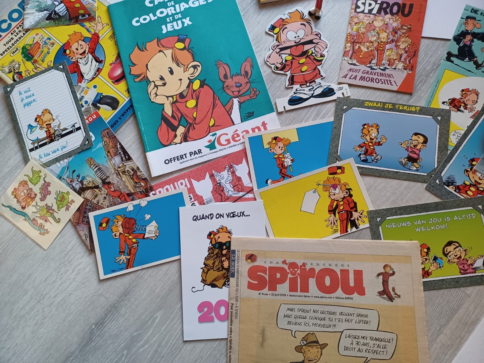Lot Robbedoes -  (petit) Spirou, Verzamelen, Ophalen of Verzenden, Guust of Robbedoes, Gebruikt