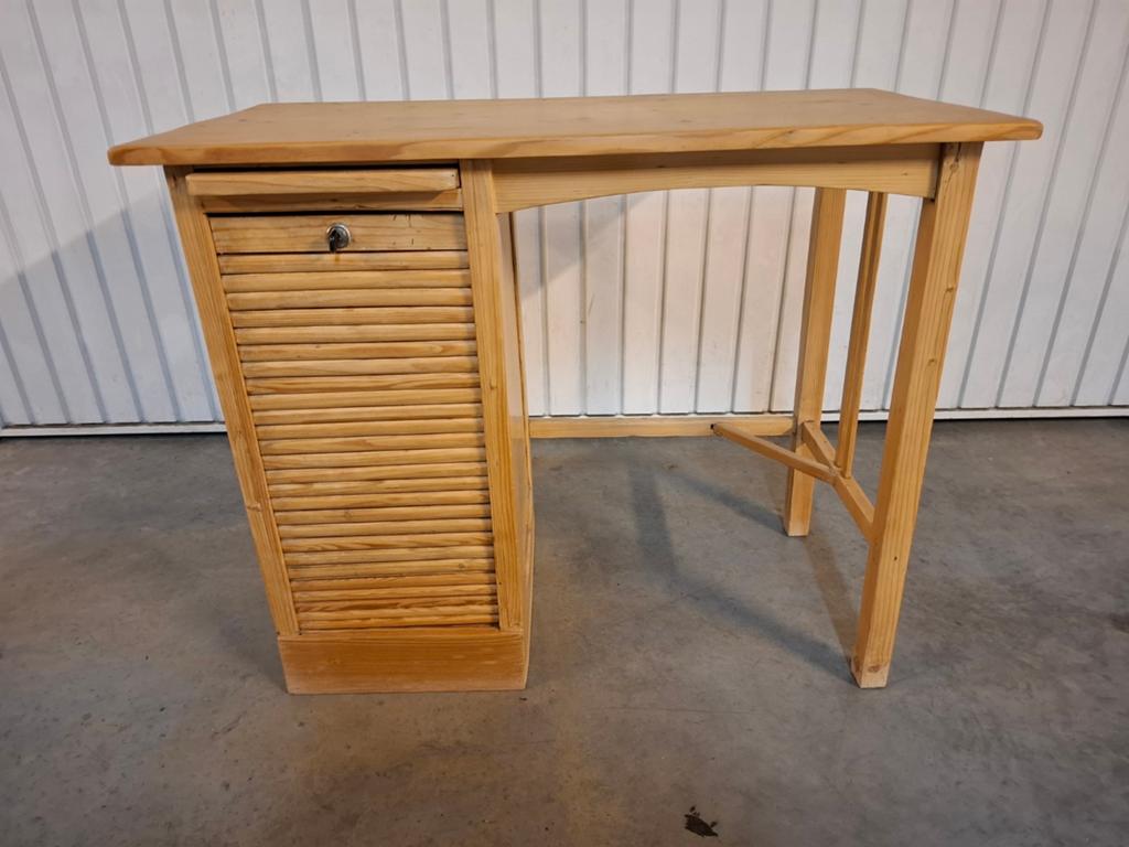 Vintage grenen bureau, Vintage, Ophalen