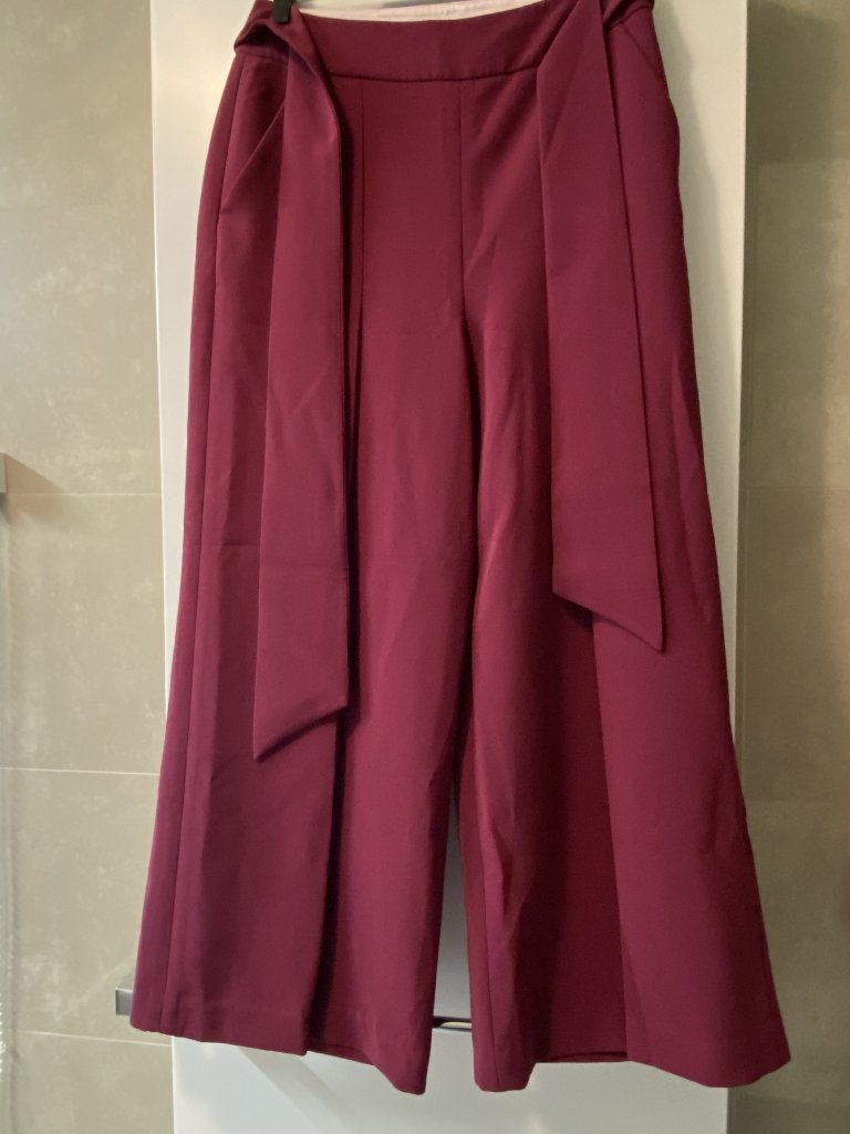 Pantalon habillé bordeaux Ted Baker, Neuf, Enlèvement ou Envoi, Longs, Taille 34 (XS) ou plus petite