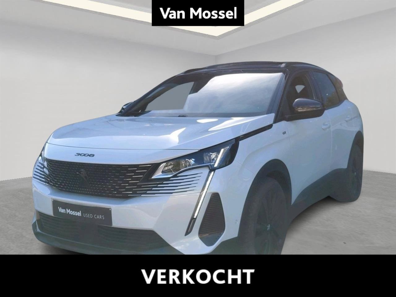 Peugeot 3008 1.2 PureTech 96kW S&S Auto GT, Stof, Gebruikt, Automatische klimaatregeling, Wit