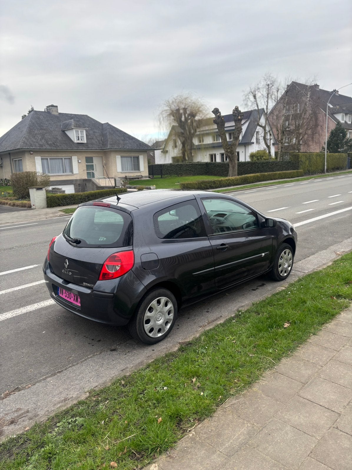 Renault clio 3, Stof, Particulier, Zilver of Grijs, 3 deurs