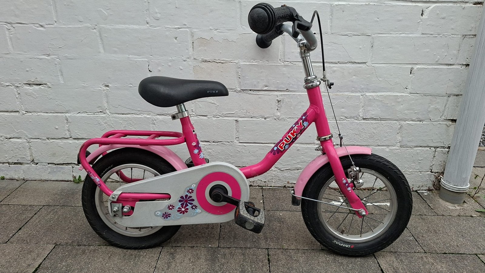 Puky roze eerste fietsje 12,5 inch, Ophalen, Zo goed als nieuw
