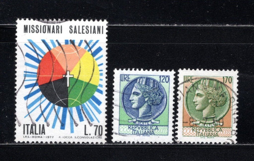 ITALIE Lot 1977 estampillé, Envoi, Affranchi