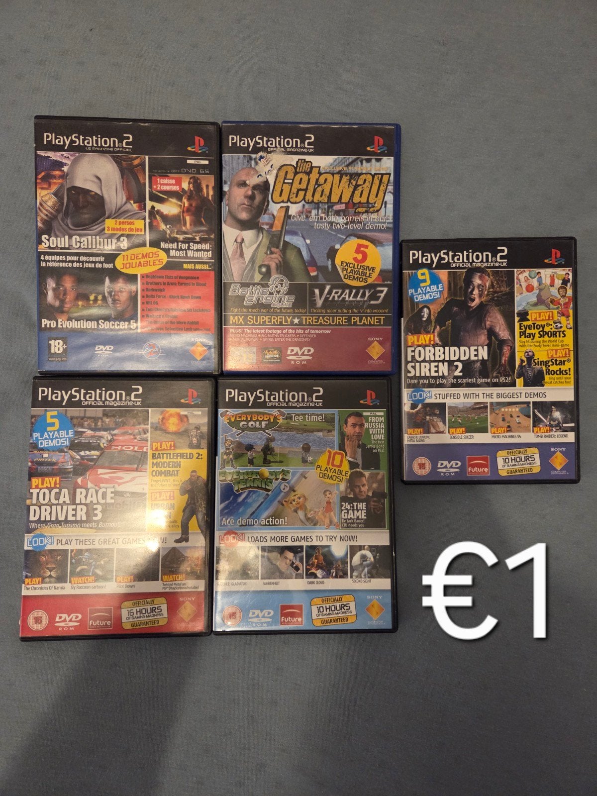 Videoames 4 + 1 gratis, Games en Spelcomputers, Games | Sony PlayStation 1, Ophalen of Verzenden