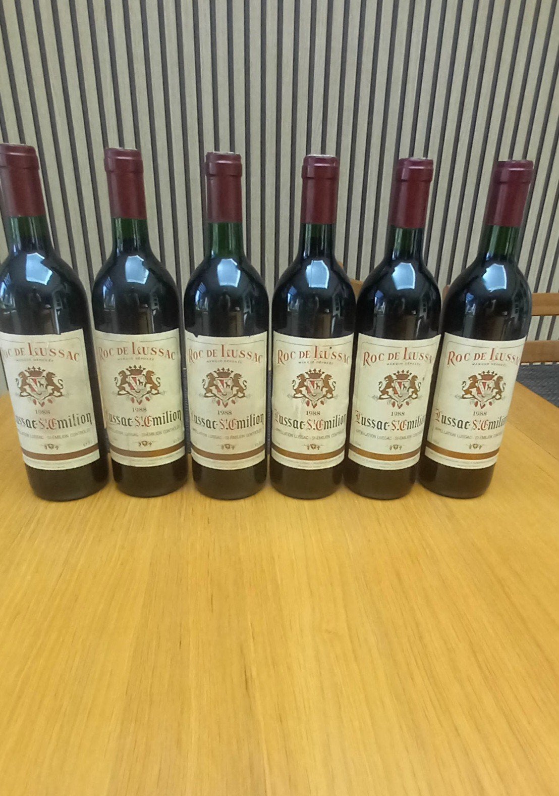 1988 Vins St Emillion " Roc De Lussac ", Collections, Vins