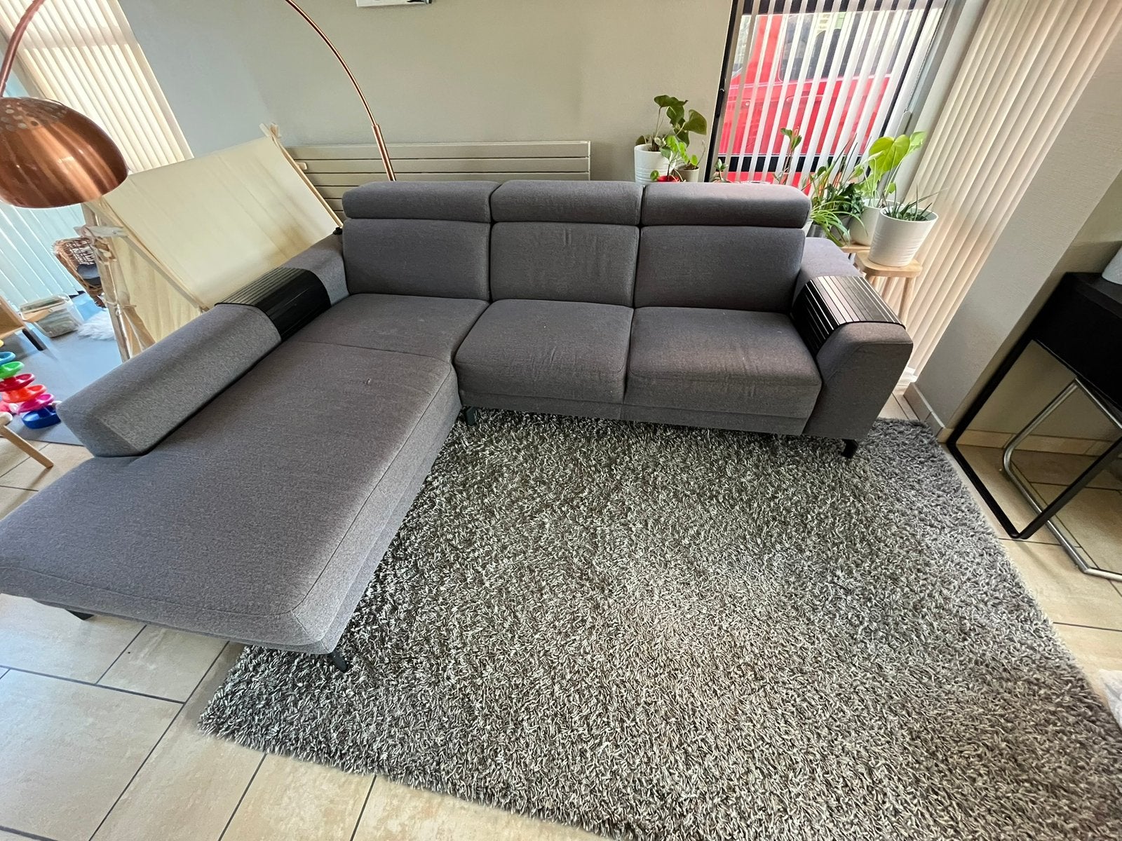 Xooon Tomma 2,5 zit met longchair links, Ophalen, Gebruikt, Driepersoons